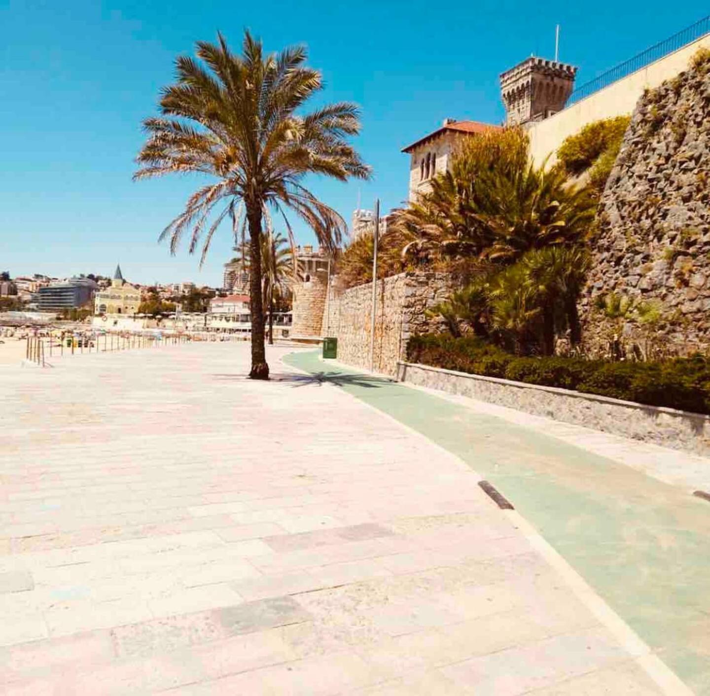 Sea View W Balcony 2 Mins Walk To Beach & Casino Estoril Exteriör bild