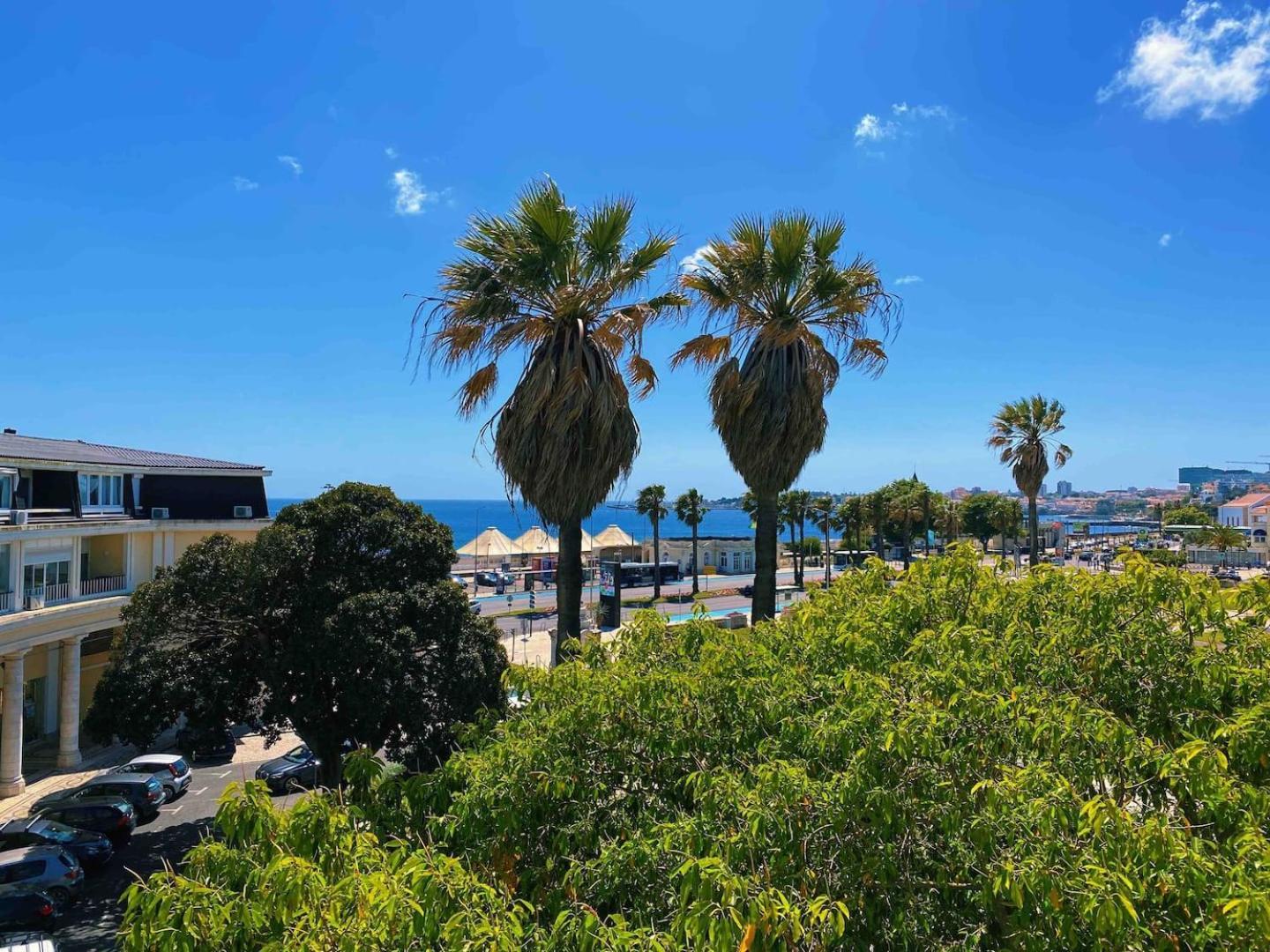 Sea View W Balcony 2 Mins Walk To Beach & Casino Estoril Exteriör bild